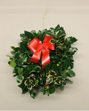 Picture of CHRISTMAS HOLLY WREATH 