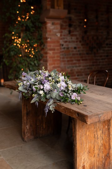 Lilac and Mauve wedding Flowers - Lilac Roses - bridal bouquet - wedding at shustoke farm barns - lilac wedding flowers -welcome board flowers - cake flowers - top table display flowers