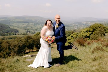 colourful bridal bouquet - summer wedding flowers - ranunculus - peony - english garden rose - cornflowers - agapanthus - wild flowers bridal bouquet