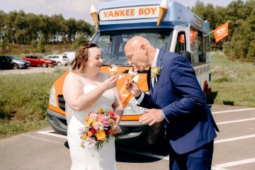 colourful bridal bouquet - summer wedding flowers - ranunculus - peony - english garden rose - cornflowers - agapanthus - wild flowers bridal bouquet