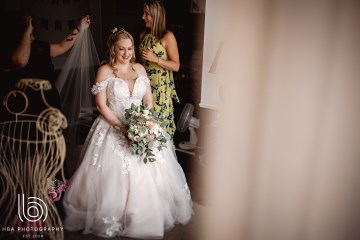 Bridal bouquet soft blush flowers - sweet avalanche roses - dahlia - mansfield park spray roses - astilbe - eucalyptus lisianthus - blush wedding - shustoke farm barn