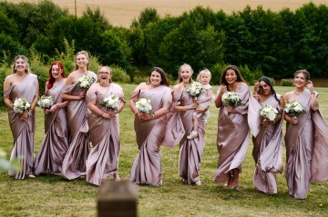 Ivory wedding flowers - bridal bouquet - Highland Barn Atherstone - Ivory Avalanche Roses - Frilly Lisianthus - gypsophila - spray Roses - eucalyptus - Indian Bride - barn wedding - bridesmaids bouquet - outdoor wedding 