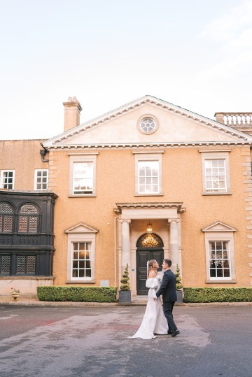 ivory bridal bouquet roses - bourton hall wedding mansion rugby - elegant ivory rose wedding flowers 