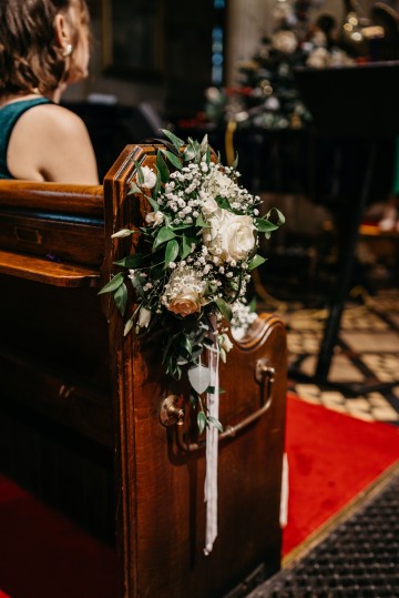 ivory rose bridal bouquet - elegant ivory wedding at shustoke farm barns coleshill