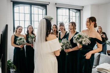 ivory rose bridal bouquet - elegant ivory wedding at shustoke farm barns coleshill