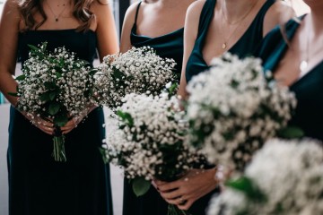 ivory rose bridal bouquet - elegant ivory wedding at shustoke farm barns coleshill