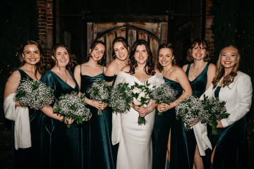 ivory rose bridal bouquet - elegant ivory wedding at shustoke farm barns coleshill