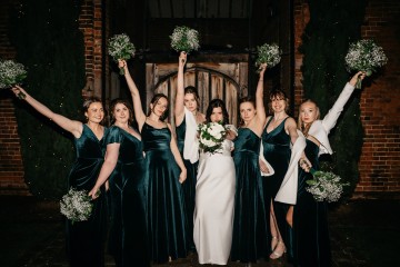 ivory rose bridal bouquet - elegant ivory wedding at shustoke farm barns coleshill