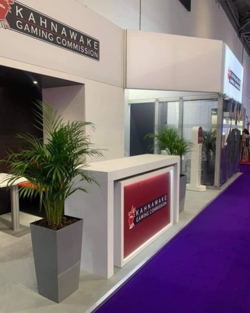 Planted Palm Tree Displays For ICE London - International Casino and Gaming Exhibition London